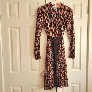 Golden Goose Leopard Print Dress Size 44